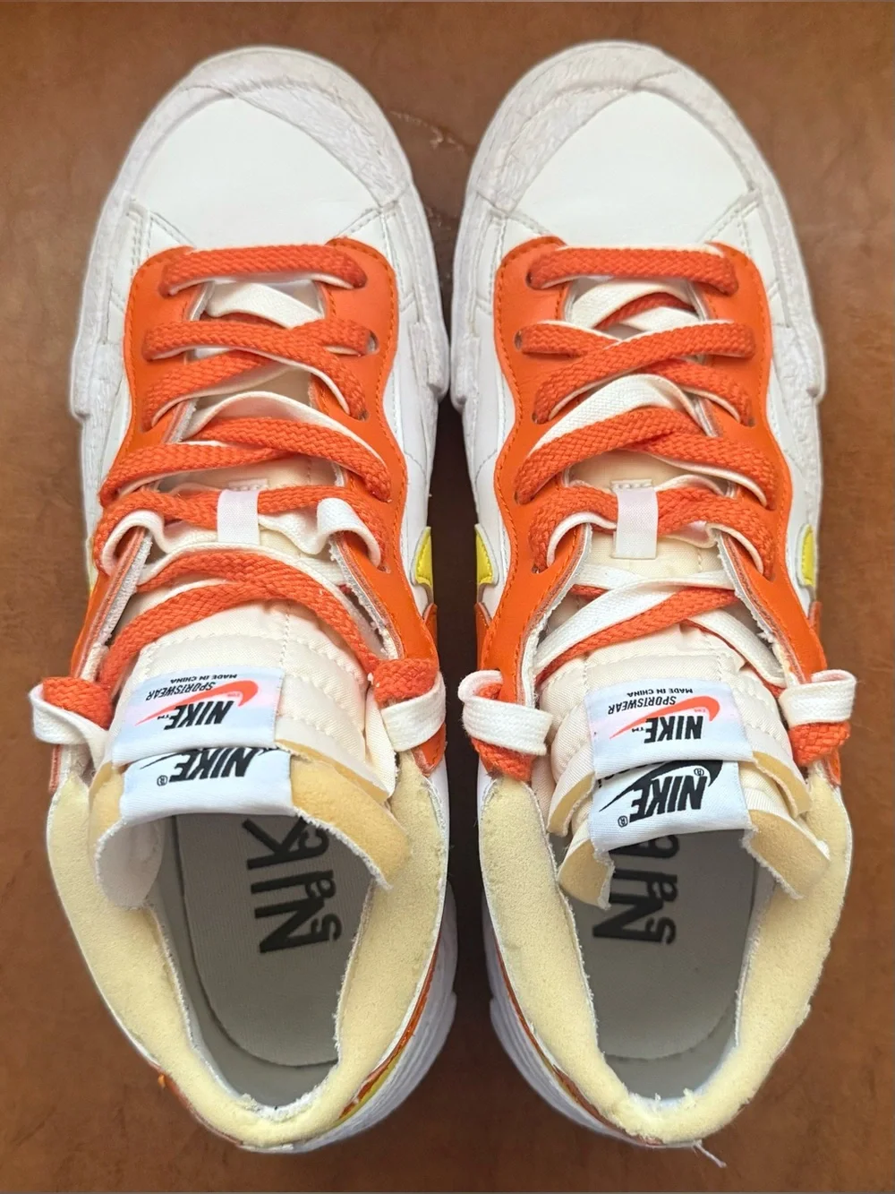 Nike x Sacai Blazer Low Magma Orange DD1877-100 Men’s 9